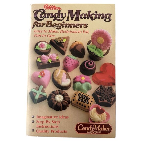 Lot 3 Vintage Candy Making Books Wilton Beginners How to Mold Fancy Recipes - Picture 6 of 7
